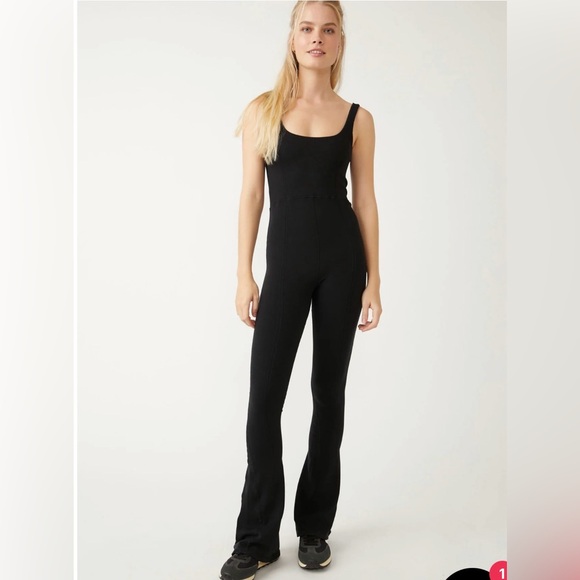 FP Movement Rich Soul Flared Onesie In Black - size XS/Small - Picture 8 of 11